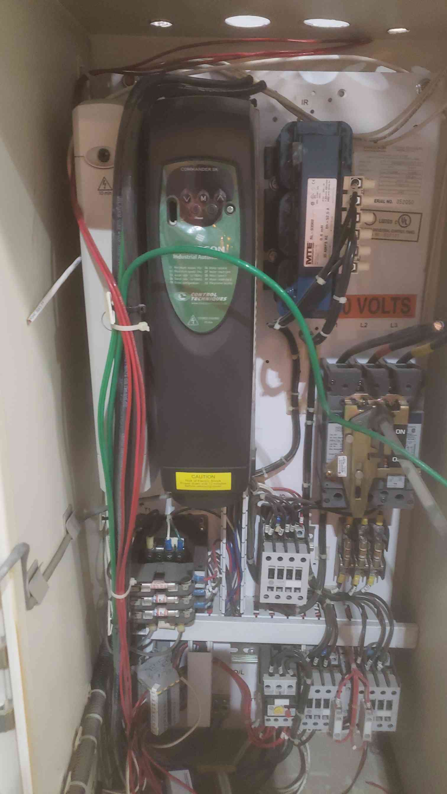 Emerson Industrial Automation, RSSKW4, Control Panel, 7.5 HP, 3ph, VFD, 480 Volts (2 available) - Image 7