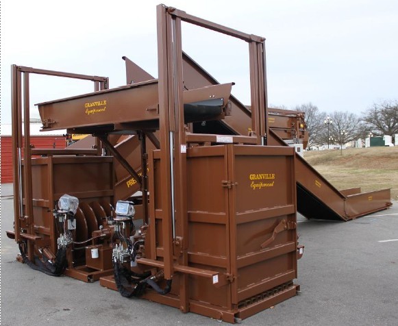 Granville Fiber Baling System, Granville Tobacco " Bacca" Baler, Cardboard Baling System, 60" chamber - Image 1