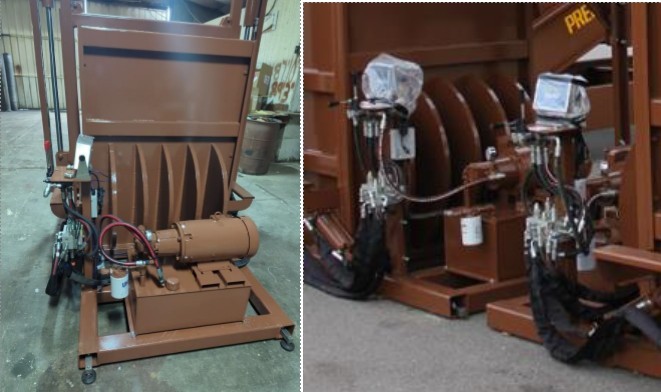 Granville Fiber Baling System, Granville Tobacco " Bacca" Baler, Cardboard Baling System, 60" chamber - Image 9