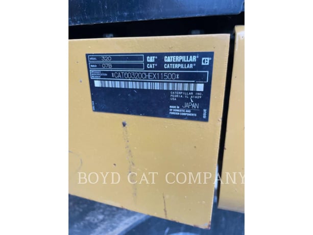 Caterpillar 320-07, Crawler Excavator, 2076 hours, S/N: HEX11500, 2019 - Image 6