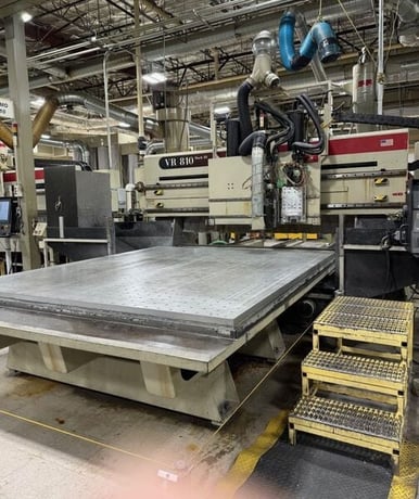 Komo #VR810-MACHIII, CNC router, 102" x 120" table, HSK-50 spindle, GE Fanuc Panel i, 2006 - Image 1