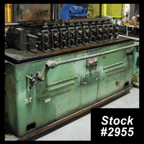 12 Stand, Tishken #12-RLW-1, 1" spindle diameter, 3.5" roll space, 5" horiz.cntrs, #2955 - Image 1