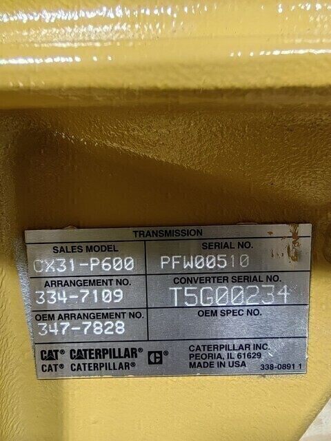 Caterpillar #CX31-P600, transmission - Image 2