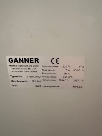 Gannomat #Concept-70-Eco-Plus, Interlocking Lamellar Case clamp, 220 V., 3ph, 2023 - Image 3