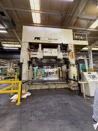 600 Ton, PTC #MMP2-600M, Transfer/Progressive Die Press/Straight Side Mechanical Press, 144" x 60" Bed & Ram - Image 4