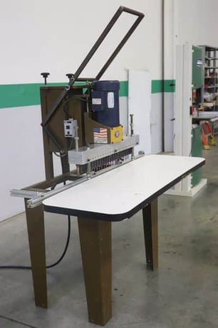 23 Spindle, Ritter #R-123, Single-Row Line Boring Machine, w/60" Back Fence, 32 mm Between Spindles, 13" - Image 3