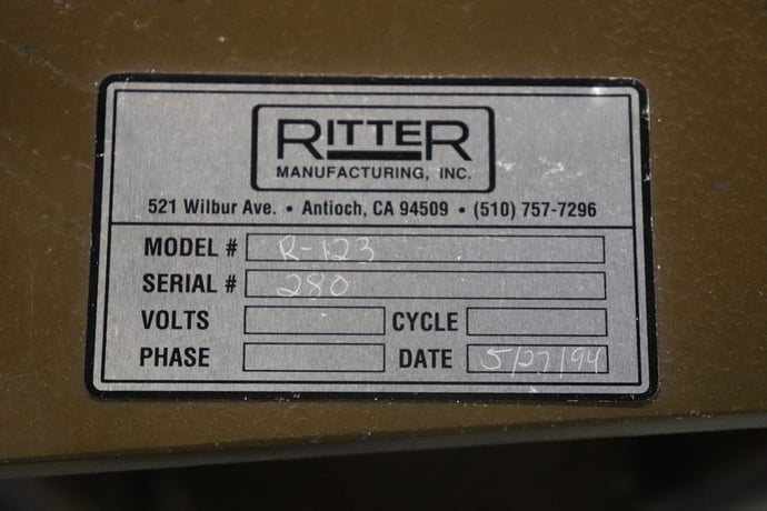 23 Spindle, Ritter #R-123, Single-Row Line Boring Machine, w/60" Back Fence, 32 mm Between Spindles, 13" - Image 4