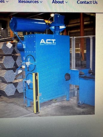 2000 cfm Act #3-3DD, Dust Collector, 762 sq.ft., dust drawer, NEW - Image 1