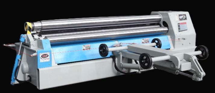 10' x 2-3/8" WDM #404-24-10, Hydraulic Initial Pinch Plate Bending Machine, 24" diameter top roll, 22 FPM - Image 3