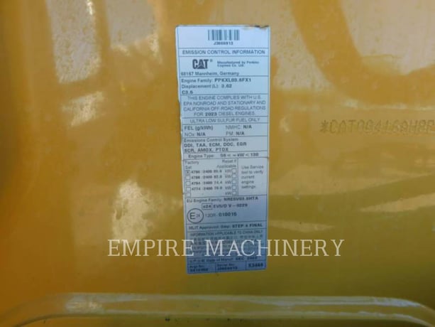 Cat 416-07 4SO, Backhoe Loader, 629 hours, S/N: H8P01392, 2023 - Image 6