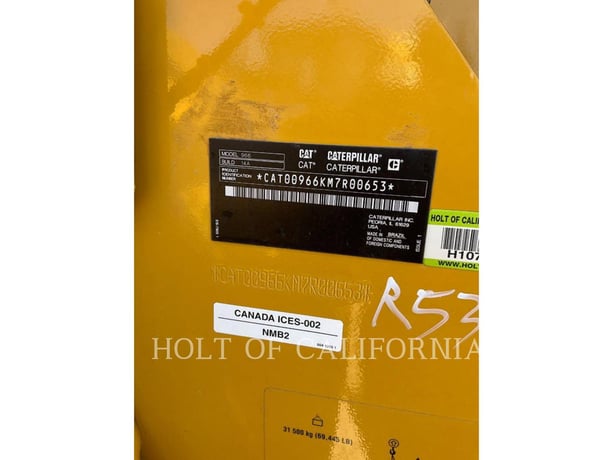 Cat 966-14, Wheel Loader, 678 hours, S/N: M7R00653, 2023 - Image 6