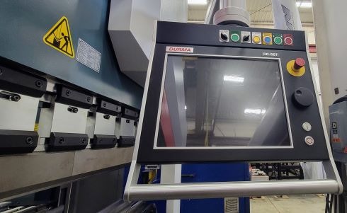 352 ton, Durma #AD-S-40320, CNC Hydraulic Press Brake, 13' 3" L, 1428" between housing, 14.3" stroke, 24.8" - Image 4