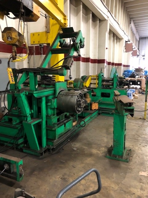 12" x .008" -.125" General Electric Littell-Bliss, slitting line, 4000 lbs, 16HP recoiler, transformer, parts - Image 3