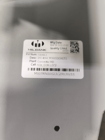 400 Amps, Milbank #S4244-X, Ringless Meter Socket, 600 VAC, 3R, No Bypass, 14-10 AWG - Image 6