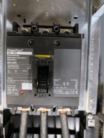 200 Amp. Square D, NQ472L2C NQ, Panelboard, 240 Volts, 3PH, 4 wire, 64 Space, 3R, w/ 23 breakers - Image 5