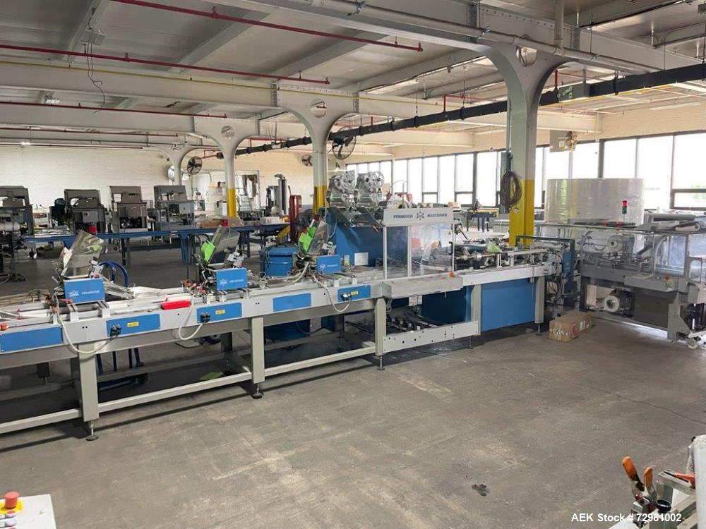 Shanklin #CF3, Auto Side Seal Shrink Wrapping Machine, 30 CPM, 33" jaw, 11-29" x 7.5-120" x 1/16-10" size - Image 1