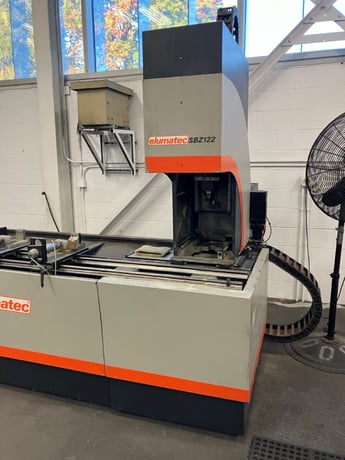 Elumatec #SBZ-122, Profile Machining Center, 164.4" X, 40.9" Y, 21.3" Z, 6000 RPM, 400 V., 4 tool, 4 clamp - Image 8
