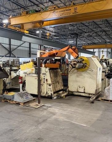15000 lb. Coe Press Equipment #CPR4-36 / CPPS-350-36-PO / CPR-15036, coil feed line, 36" W x .125" stock, (7) - Image 1