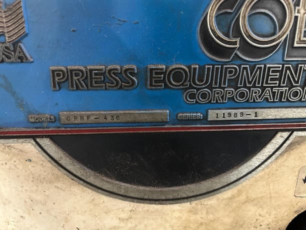 15000 lb. Coe Press Equipment #CPR4-36 / CPPS-350-36-PO / CPR-15036, coil feed line, 36" W x .125" stock, (7) - Image 5