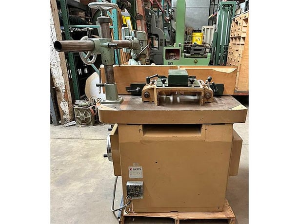 SCM #T-160, heavy duty tilting spindle shaper, 1985 - Image 2