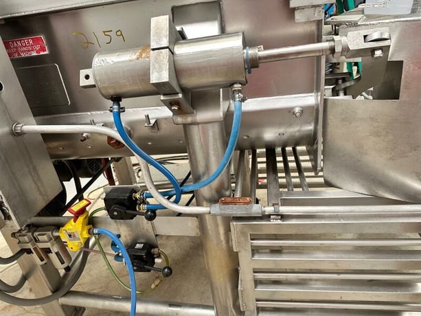 Rietz-Bepex #RS-15-K3403-6, twin shaft jacketed mixer, 41" L x 30.5" W x 19.5" D trough, portable on wheels - Image 10