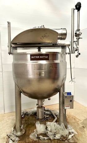 150 gallon Lee, double motion 316 Stainless Steel mix kettle w/ sweep agitation, 2006 - Image 1