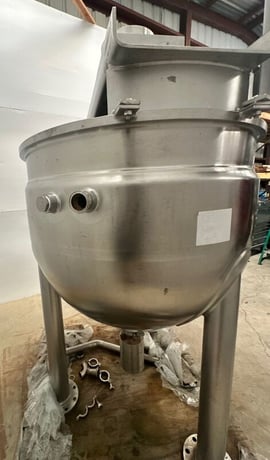 150 gallon Lee, double motion 316 Stainless Steel mix kettle w/ sweep agitation, 2006 - Image 2