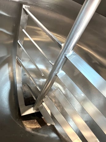 150 gallon Lee, double motion 316 Stainless Steel mix kettle w/ sweep agitation, 2006 - Image 6