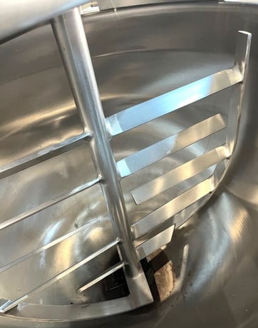 150 gallon Lee, double motion 316 Stainless Steel mix kettle w/ sweep agitation, 2006 - Image 7