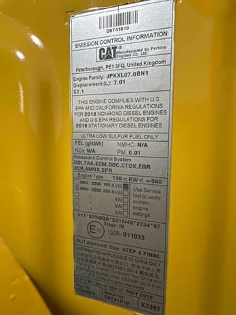 167 HP Caterpillar #C-7.1, Engine, warranty - Image 3