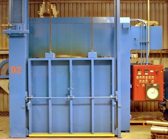 54" width x 54" H x 40" D Demco, elect temper furnace, 1200&deg;F, 480 V., 3-phase, Eurotherm Nanocac - Image 1