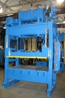 57 Ton, Down-acting, 72" LR x 55" FB, 39" daylight, 24" stroke, frame style, gear & rack guides, #2285 - Image 1