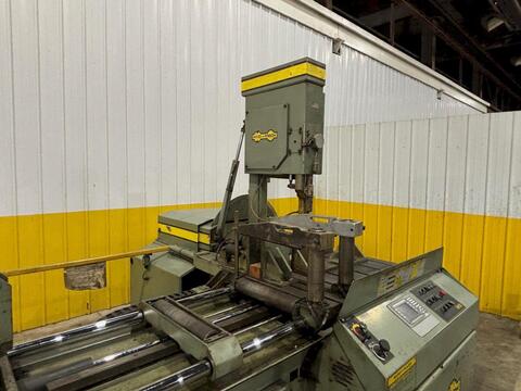 18" x 20" Hyd-Mech #V-18A, automatic vertical tilt bandsaw, 1.25" x 14'11" blade, 65-385 FPM, PLC, automatic - Image 3