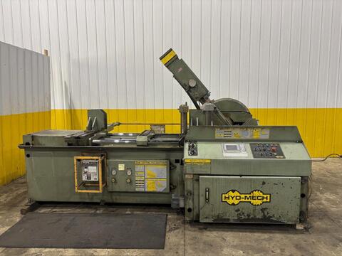 18" x 20" Hyd-Mech #V-18A, automatic vertical tilt bandsaw, 1.25" x 14'11" blade, 65-385 FPM, PLC, automatic - Image 4