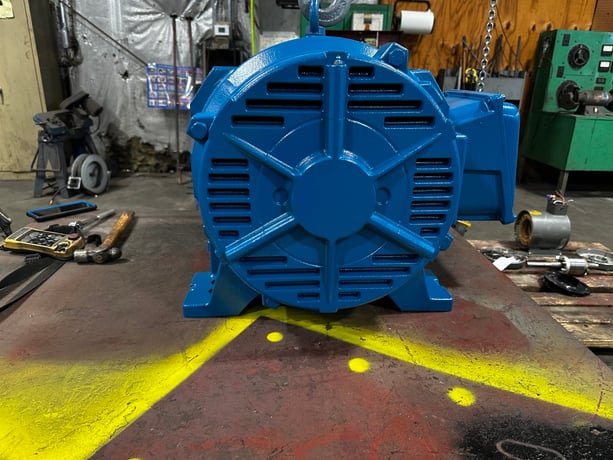 125 HP 3600 RPM Weg, Frame 404/5TS, ODP, T12536ot3e404ts-w40, 230/460 Volts, F1 mounting - Image 1