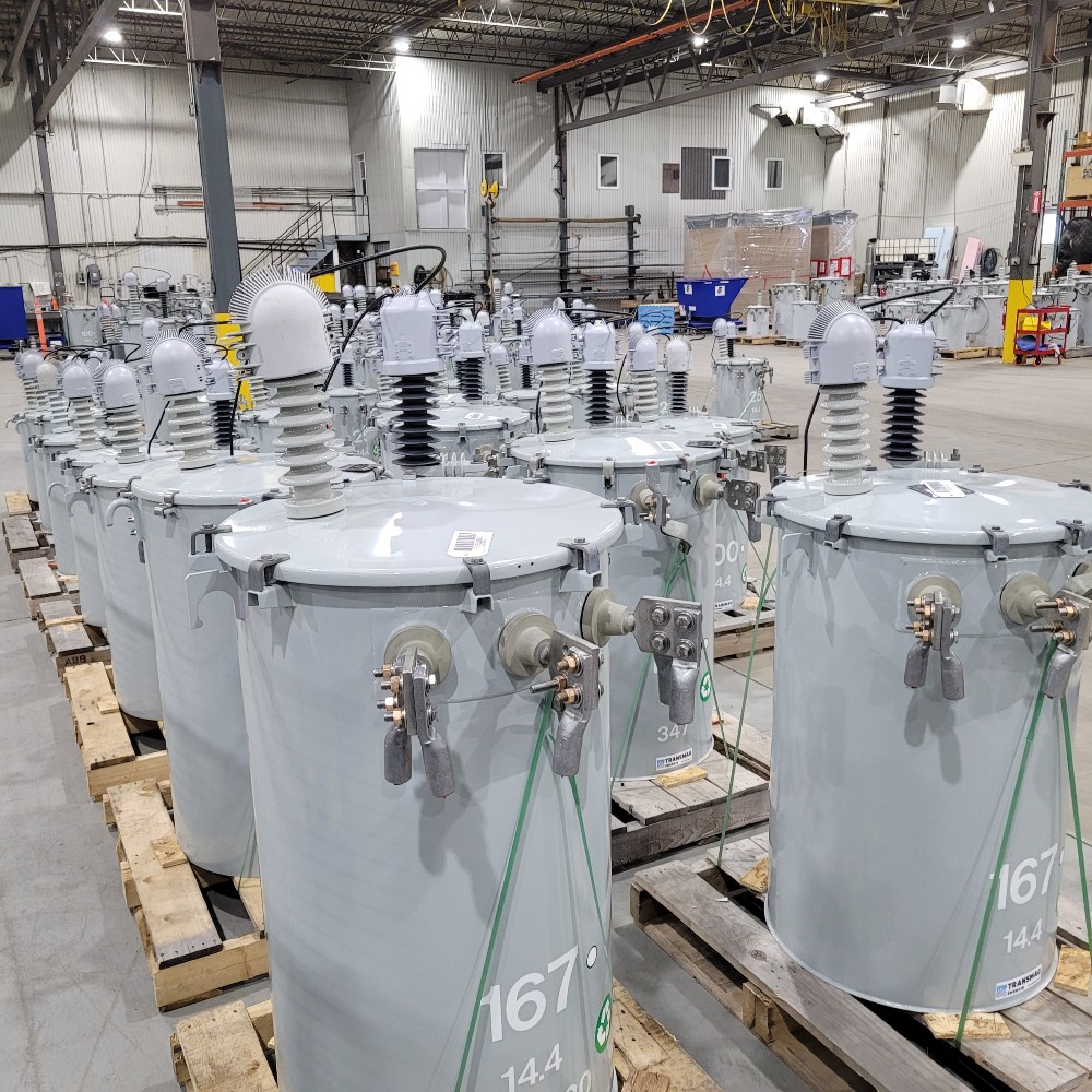 25/167 KVA Pole-mount transformers, refurbished - Image 4