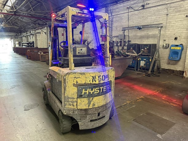 6000 lb. Hyster #E60XM2-33, electric forklift - Image 2