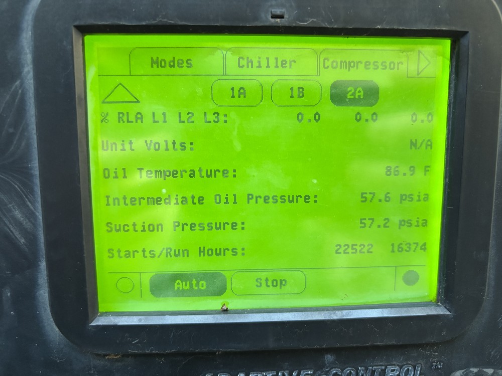 300 Ton, Trane #RTAC, air cooled chiller, low hours, ( 200 250 350 400 500 ) - Image 8