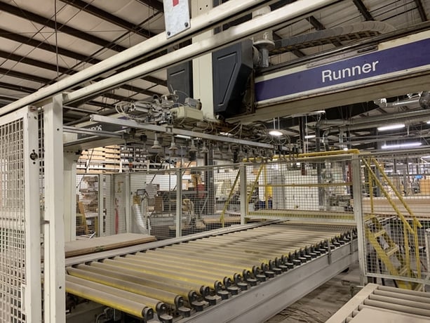 Mahros, Vacuum Loader/Stacker for Panels, Double-Row, w/(32) Vacuum Cups, 126" L x 51" width x 2.4" max Panel - Image 1
