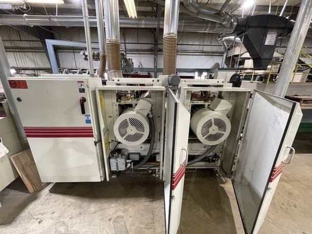 2.75" Mereen-Johnson #524-DDCSR, 2+4 Double Arbor Gang Rip Saw, 24" Arbor Space, 12"/14" Tooling, 30" min. - Image 8