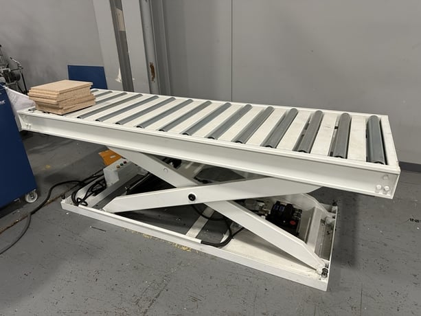 Nanxing #MF7112, 27" x 94" Scissors Lift, 27" x 94" Top w/Rollers, 480 V - Image 8