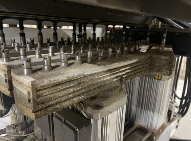 Vitap #Sigma B2, Through-Feed Top & Bottom Boring Machine, 32 mm Centers, 70 mm Drill depth, 112" Table, 700 - Image 6
