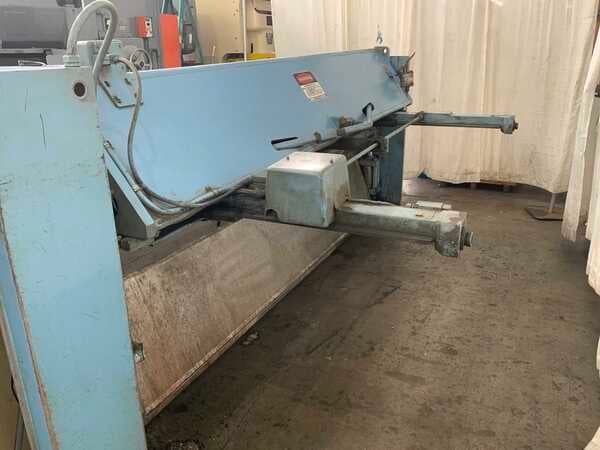 1/4" x 10' Niagara #IF10, Hydraulic Squaring Shear, 10.2' overall Blade length, 36" Back Gauge, 24/60 SPM, 15 - Image 2