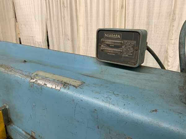 1/4" x 10' Niagara #IF10, Hydraulic Squaring Shear, 10.2' overall Blade length, 36" Back Gauge, 24/60 SPM, 15 - Image 8