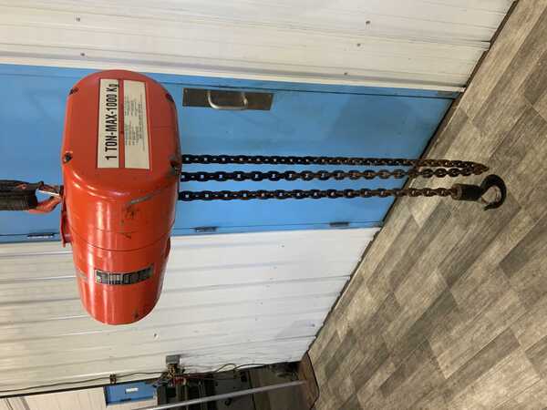 1 Ton, Cm #L, Electric Chain Hoist, 10' Lift height, 20" Hook-to-Hook, 16 FPM, 1 HP, 220/440 V - Image 7