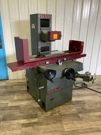 8" x 18" Chevalier #FSG-818M, Horizontal Surface Grinder, 8" x 0.5" x 1.25" Grinding Wheel, 18" Under Wheel - Image 1