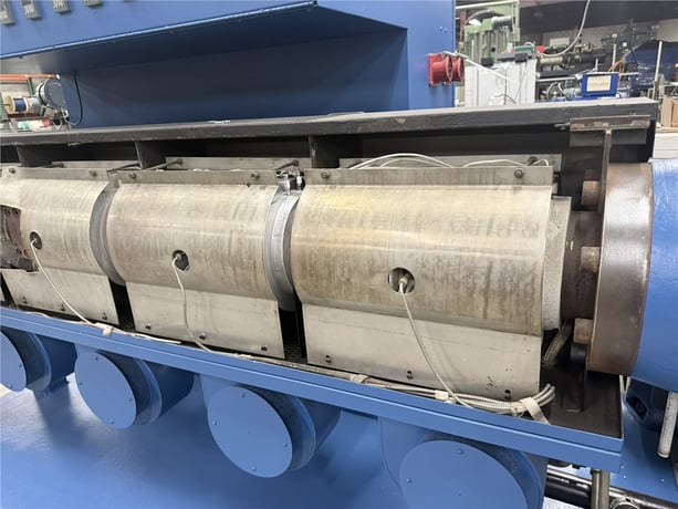 4.5" Merritt/Davis Standard, Single Screw Extruder, Air Cooled, 24:1 L/D Barrel, (5) Barrel & (4) Die Zones - Image 9