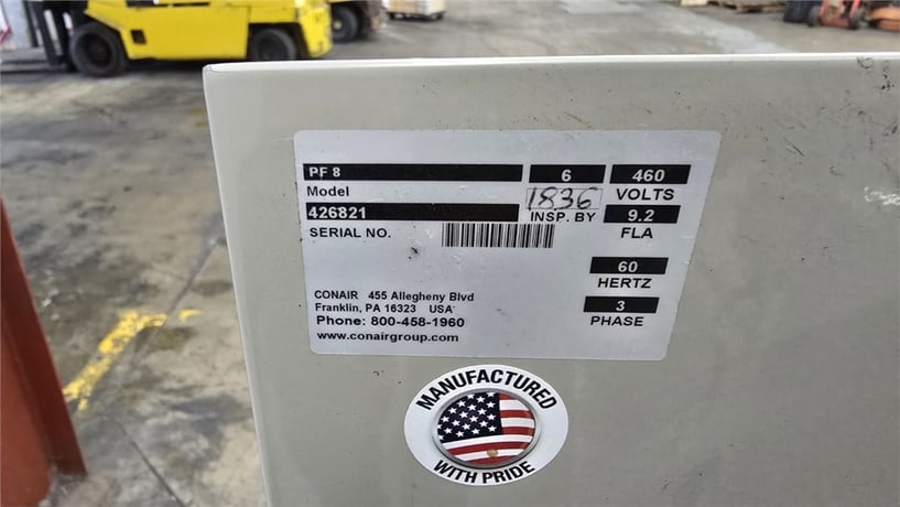Conair #Powerfill-PF8, Vacuum Conveying System, 3200 lb/hr Throughput, 2.5" outside dimension Vacuum Line - Image 9