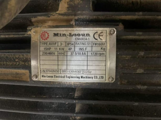 Extrema #DC-3150S, Typhoon Bag-House Dust Collector, 24" Bag diameter, (7) Filter Elements, 15 HP, 230 V - Image 10