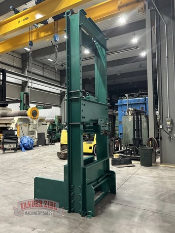 150 Ton, Dake #42-312, Air Operated H-Frame Press, 48" Between Uprights, 30" Table Travel, 16" Ram Travel - Image 5